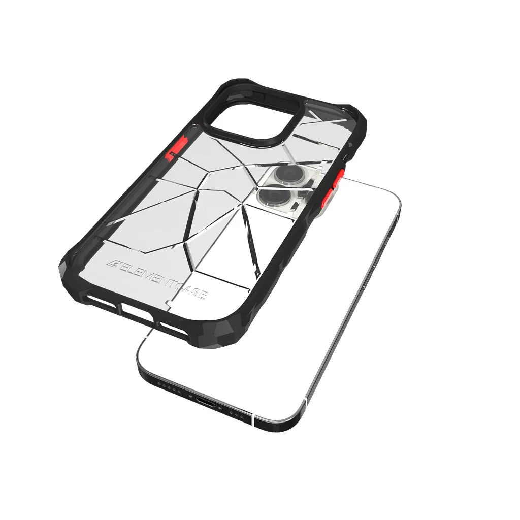 Element Case Special Ops X5 Case For iPhone 14 Pro Max 6.7 - Clear/Black - Image 4
