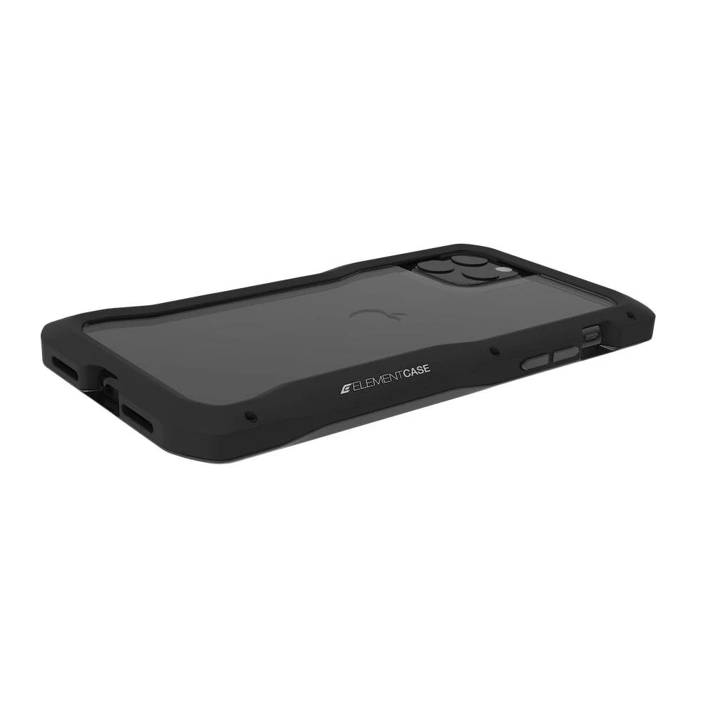Element Case Vapor-S Premium Protective Bumper Case For iPhone 11 Pro Graphite - BONUS Screen Protector! - Image 5