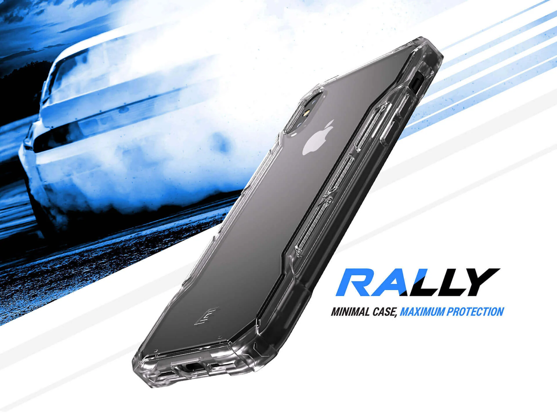 Element Rally Rugged Case for iPhone XsMax - Clear - Image 4
