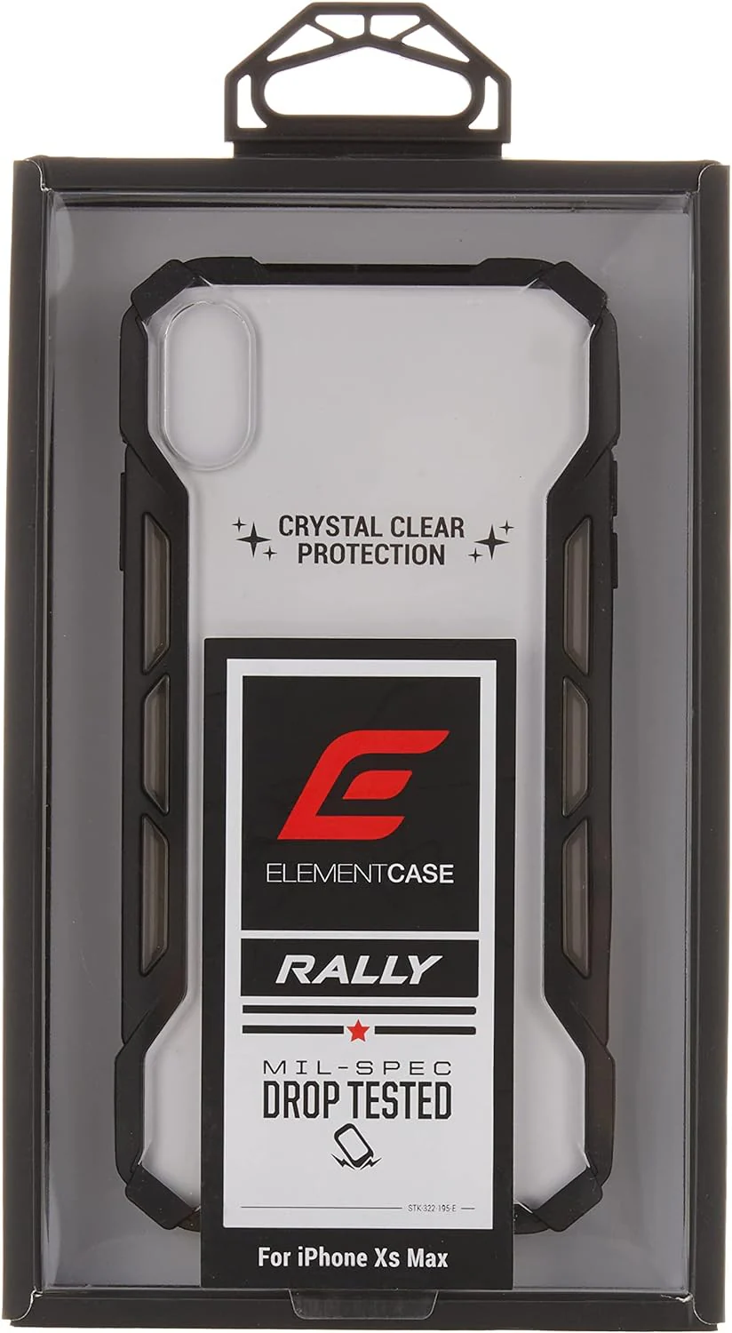 Element Rally Rugged Case for iPhone XsMax - Clear Black - Image 4