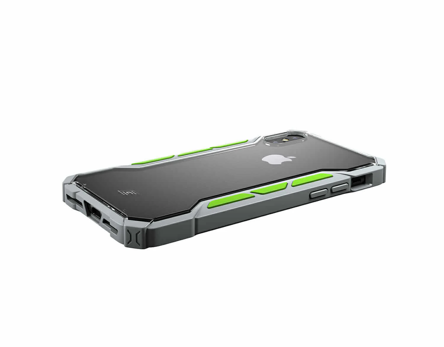 Element Rally Rugged Case for iPhone XsMax - Grey/Lime Clear - Image 2