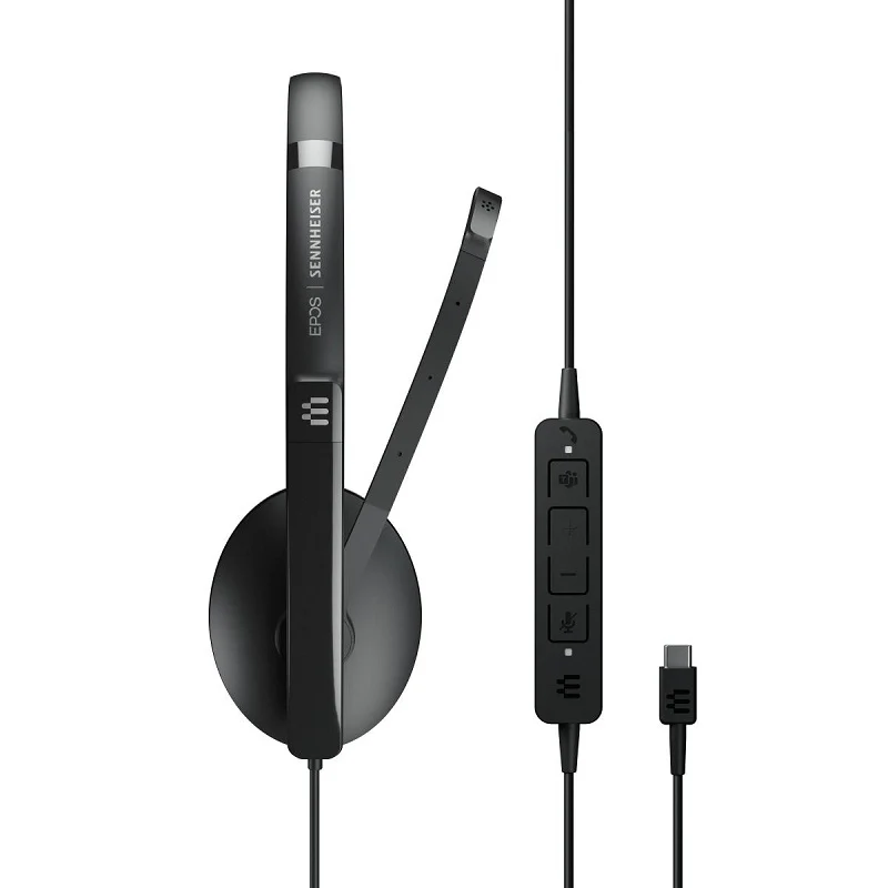 EPOS Sennheiser ADAPT 130T USB-C II Wired On-Ear Single-Sided Headset - Black - Image 3