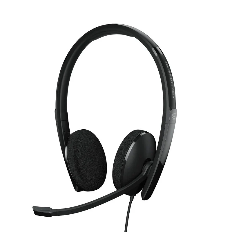 EPOS Sennheiser ADAPT 160 USB-C II On-Ear Double-Sided USB-C Headset - Black - Image 2