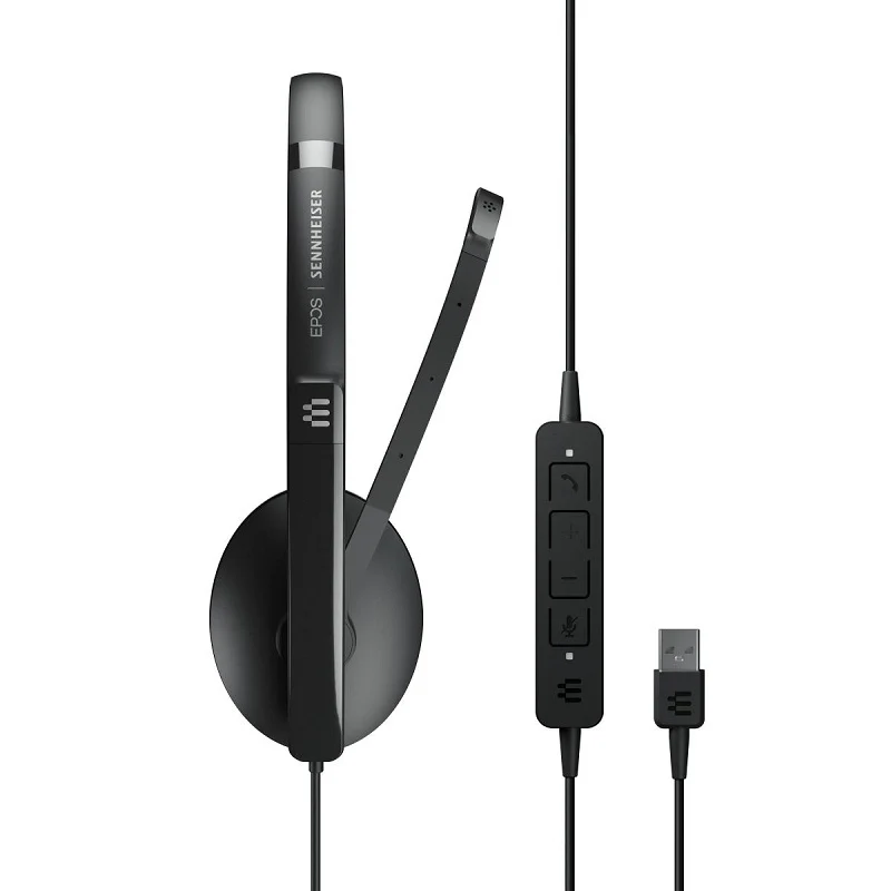 EPOS Sennheiser ADAPT 160 USB II On-ear Double-Sided USB Headset - Black - Image 3