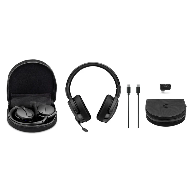 EPOS Sennheiser ADAPT 561 II On Ear Bluetooth®Headset w/ BTD 800 USB-C Dongle Black - Image 5