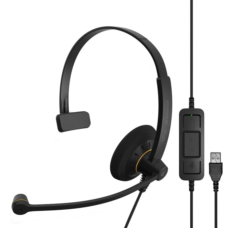 EPOS Sennheiser IMPACT SC 30 USB ML / Wired / Single-Sided Headset - Black - Image 6