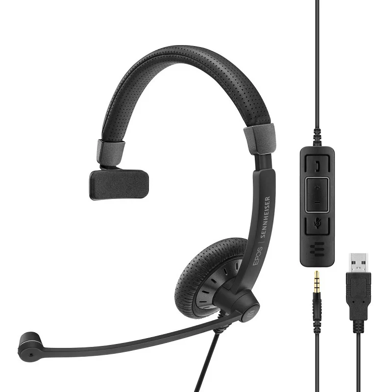 EPOS Sennheiser IMPACT SC 45 Wired Single-Sided Headset With 3.5mm Jack - Black - Image 7