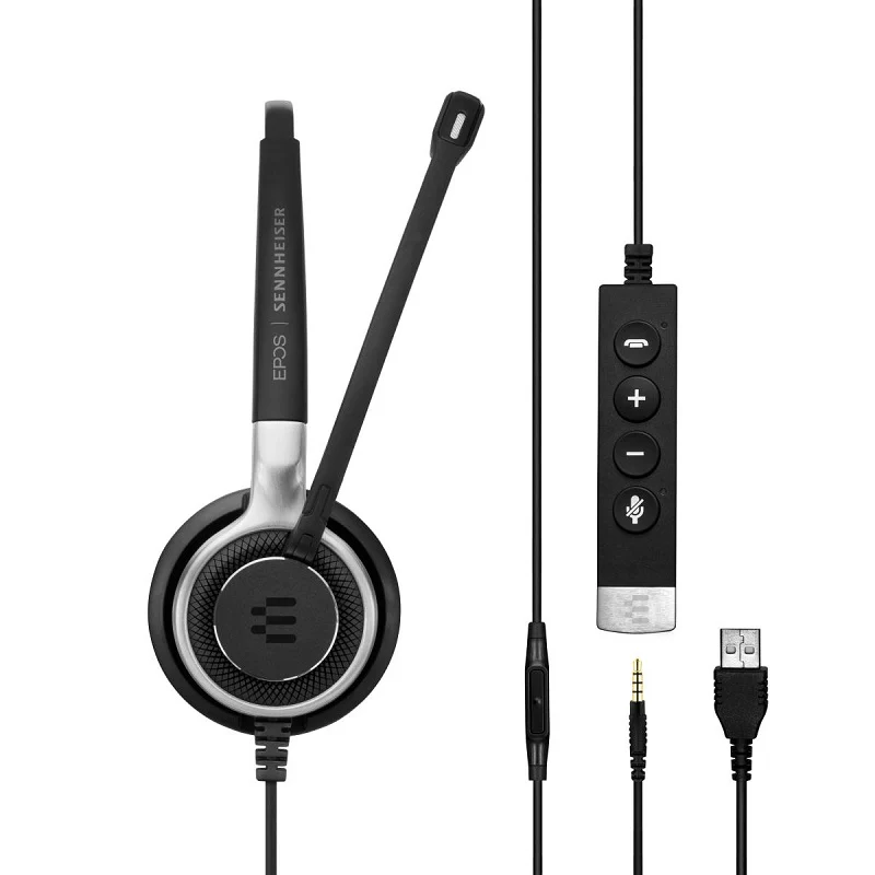 EPOS Sennheiser IMPACT SC 665 USB Premium / Wired / Double-Sided Headset - Black - Image 8