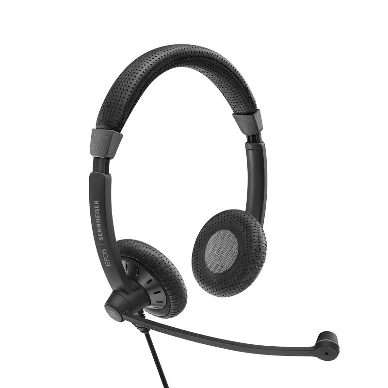 EPOS Sennheiser IMPACT SC 75 USB MS Wired/Double-Sided Headset w/ 3.5mm Jack Black - Image 7