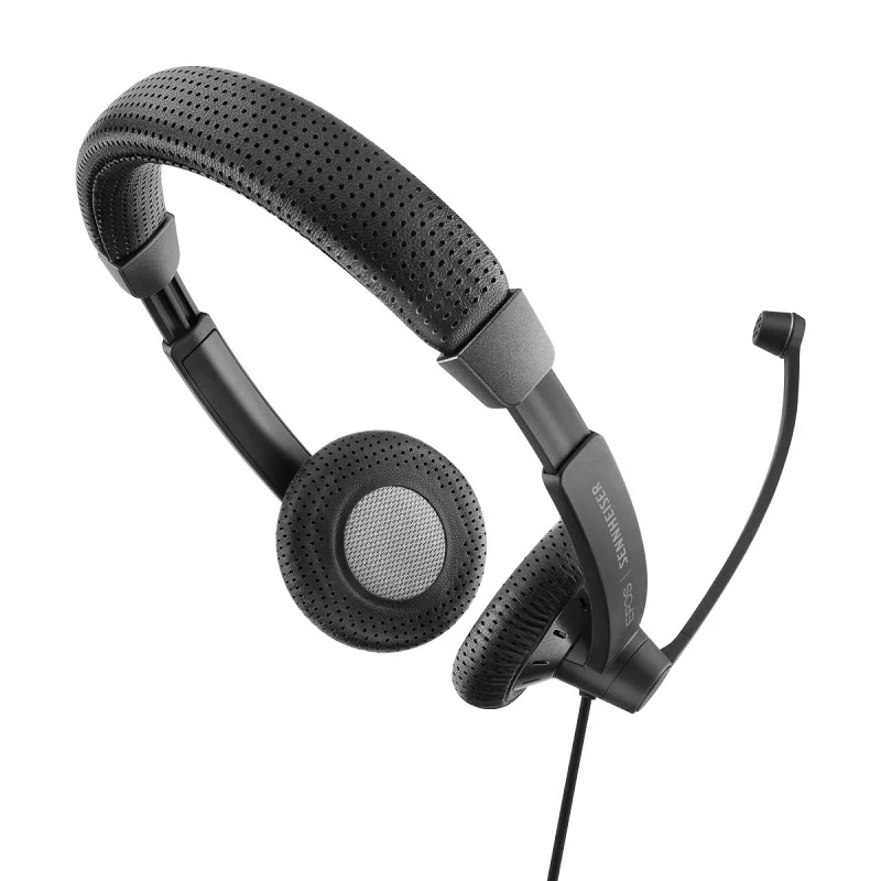 EPOS Sennheiser IMPACT SC 75 USB MS Wired/Double-Sided Headset w/ 3.5mm Jack Black - Image 8