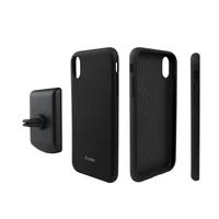 Evutec Aergo Case with Car Vent Mount for iPhone Xs Max - Ballistic Nylon Black - Image 6