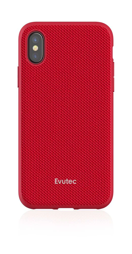 Evutec Aergo Case with Car Vent Mount for iPhone Xs Max - Ballistic Nylon Red - Image 6