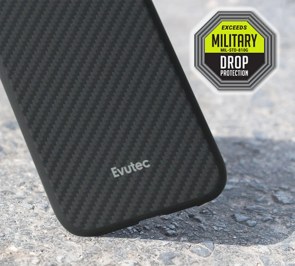 Evutec Slim Rugged Case with AFIX+ Vent Mount For iPhone 11 Pro Max - Carbon Fibre - Image 7