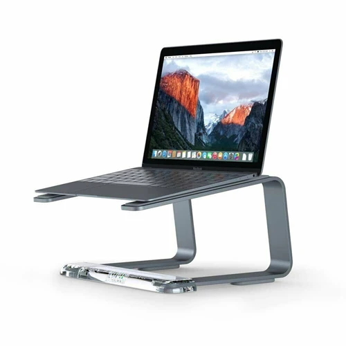 Griffin Desktop Elevator Laptop & Macbook Stand Home & Office - Space Grey - Image 4