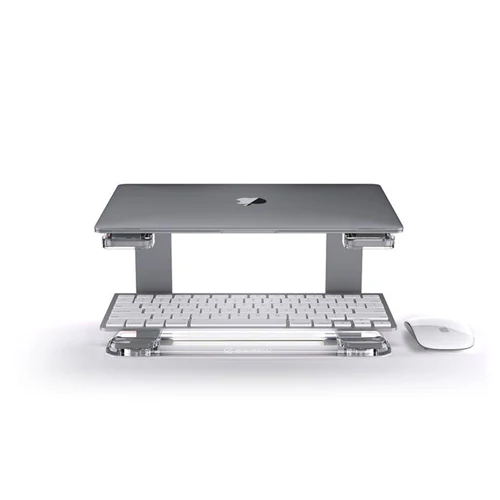 Griffin Desktop Elevator Laptop & Macbook Stand Home & Office - Matte Silver - Image 5