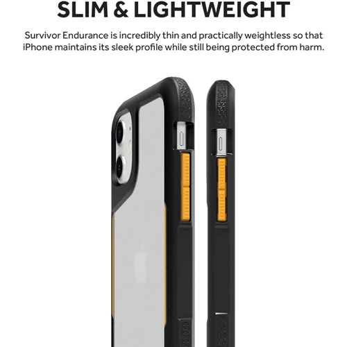 Griffin Survivor Endurance Case for iPhone 11 / XR 6.1 inch Black Citrus - Image 3