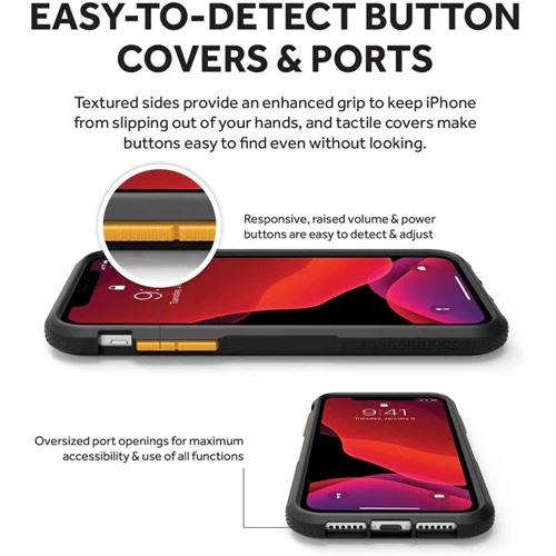 Griffin Survivor Endurance Case for iPhone 11 / XR 6.1 inch Black Citrus - Image 4