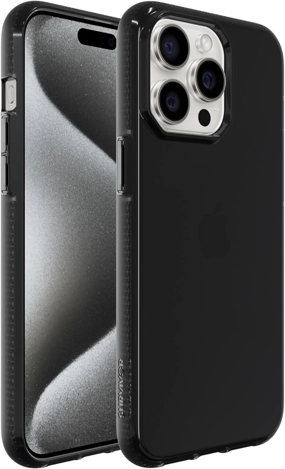 Griffin Survivor Clear Black for iPhone 15 Pro Max - Smoke - Image 2
