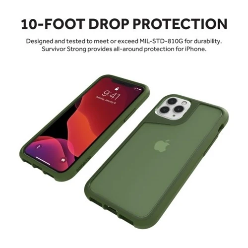 Griffin Survivor Strong Rugged Case for iPhone 11 Pro - Green - Image 3