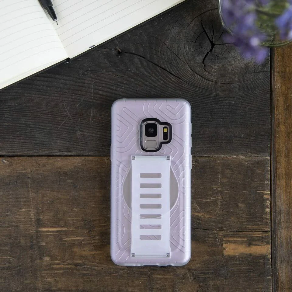 Grip2u Boost Superior Protection Case with Handstrap for Samsung Galaxy S9 - Frosted Pattern - Image 2