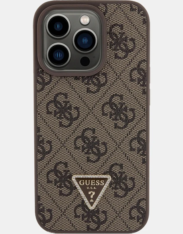GUESS 4G Edition Protective Case iPhone 15 Pro Max 6.7 - Brown - Image 4