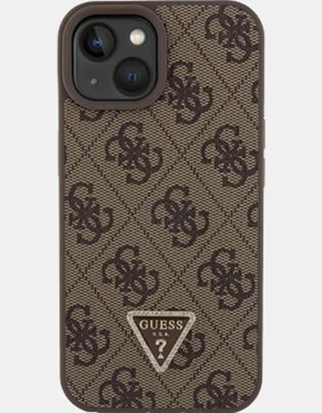 GUESS 4G Edition Protective Case iPhone 15 Standard 6.1 - Brown - Image 2