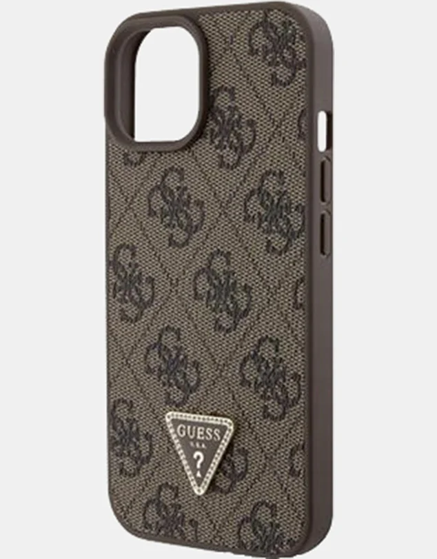 GUESS 4G Edition Protective Case iPhone 15 Standard 6.1 - Brown - Image 4
