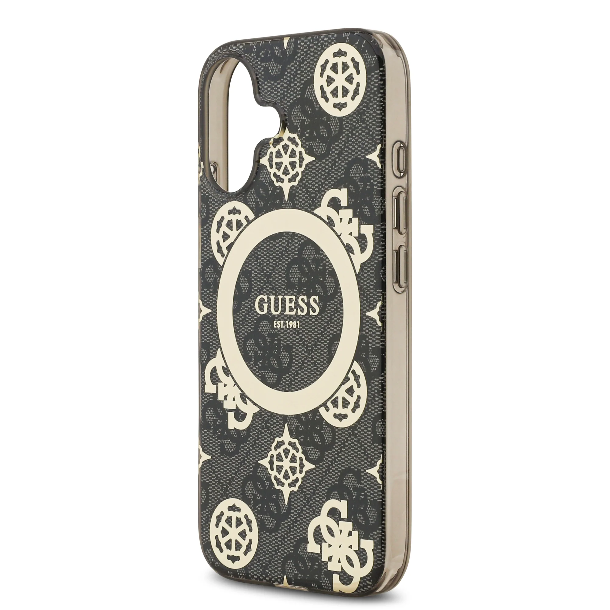 Guess 4G Peony Edition MagSafe Case - iPhone 17 Standard - Black/Gold - Image 6