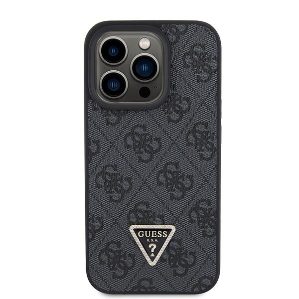 GUESS Diamond Cross Body Bundle Case & Strap iPhone 15 Pro 6.1 - Black - Image 5