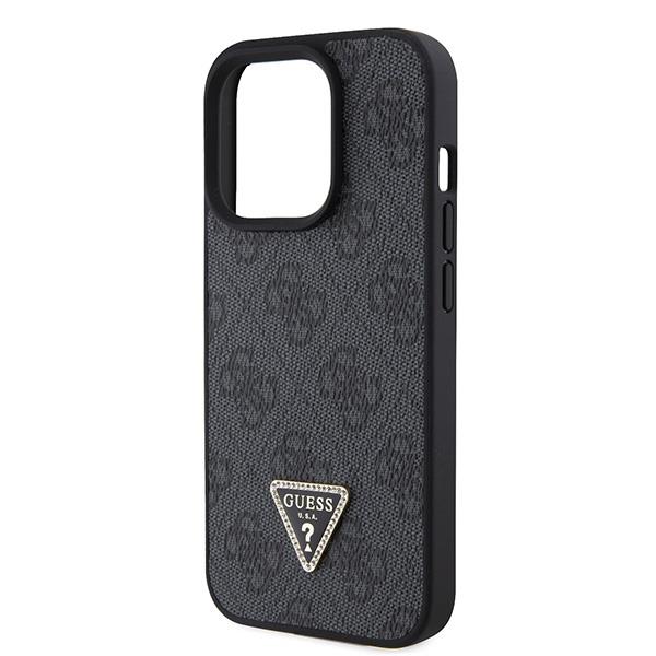 GUESS Diamond Cross Body Bundle Case & Strap iPhone 15 Pro 6.1 - Black - Image 8