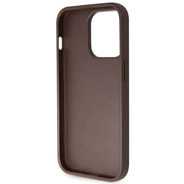 GUESS Diamond Cross body Bundle Case & Strap iPhone 15 Pro 6.1 - Brown - Image 10