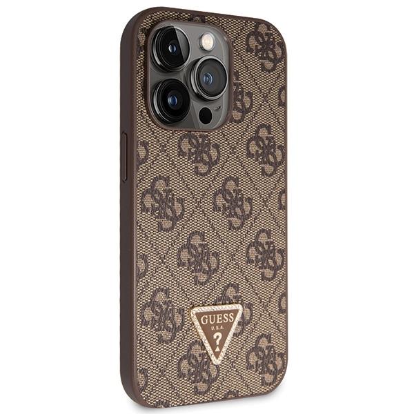 GUESS Diamond Cross body Bundle Case & Strap iPhone 15 Pro 6.1 - Brown - Image 7