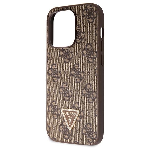 GUESS Diamond Cross body Bundle Case & Strap iPhone 15 Pro 6.1 - Brown - Image 9