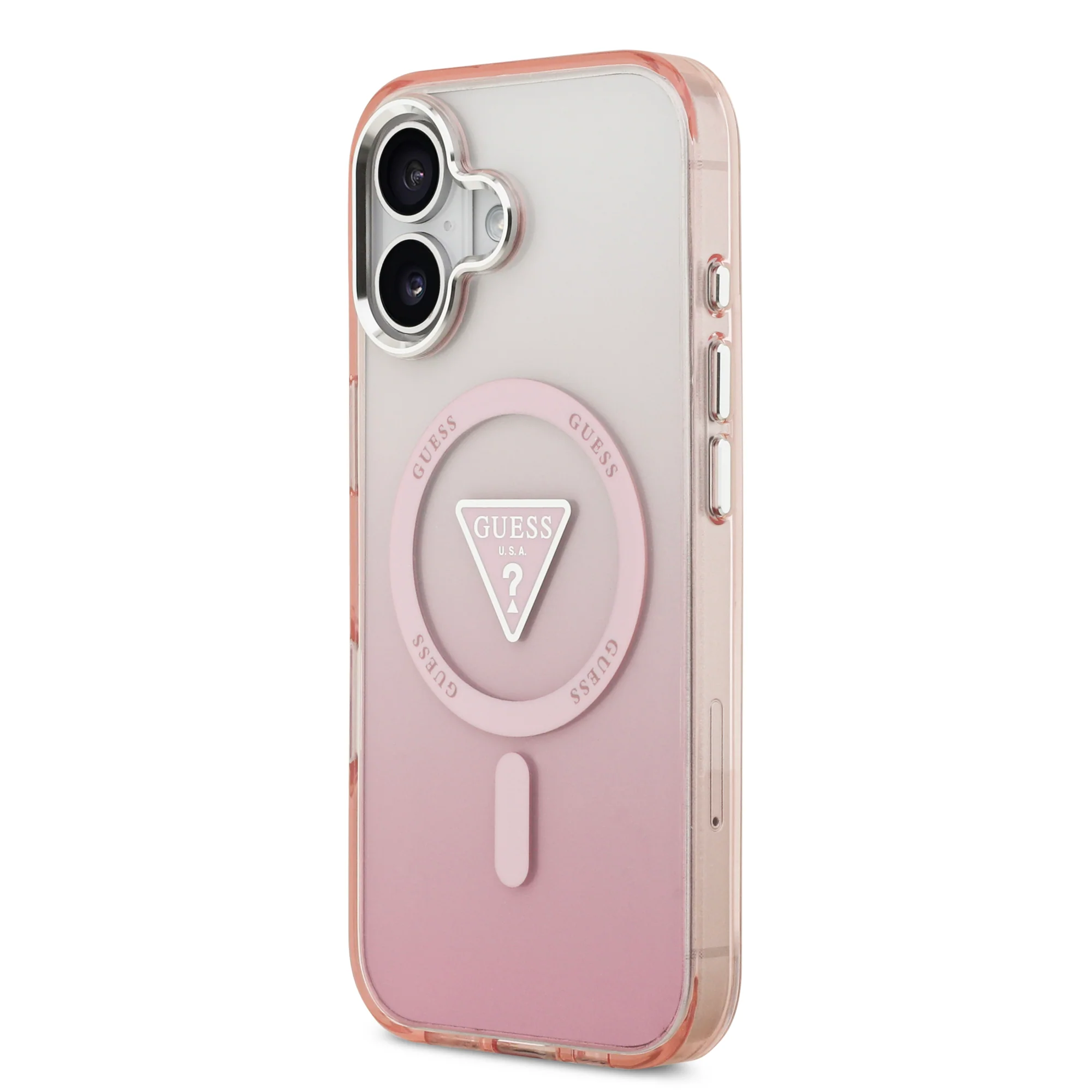 Guess Gradient Edition with Logo MagSafe Case iPhone 17 – Pink - Image 2