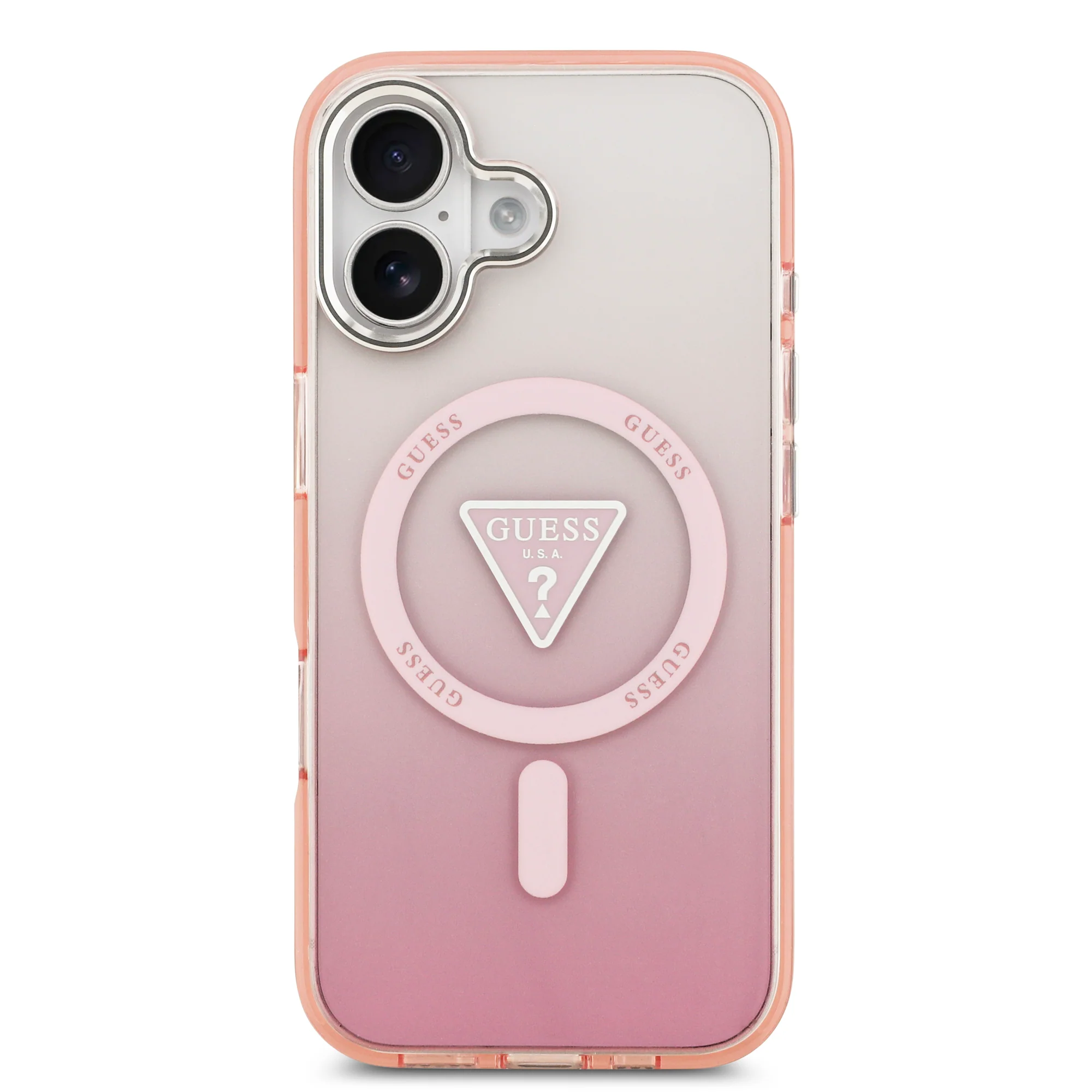 Guess Gradient Edition with Logo MagSafe Case iPhone 17 – Pink - Image 3
