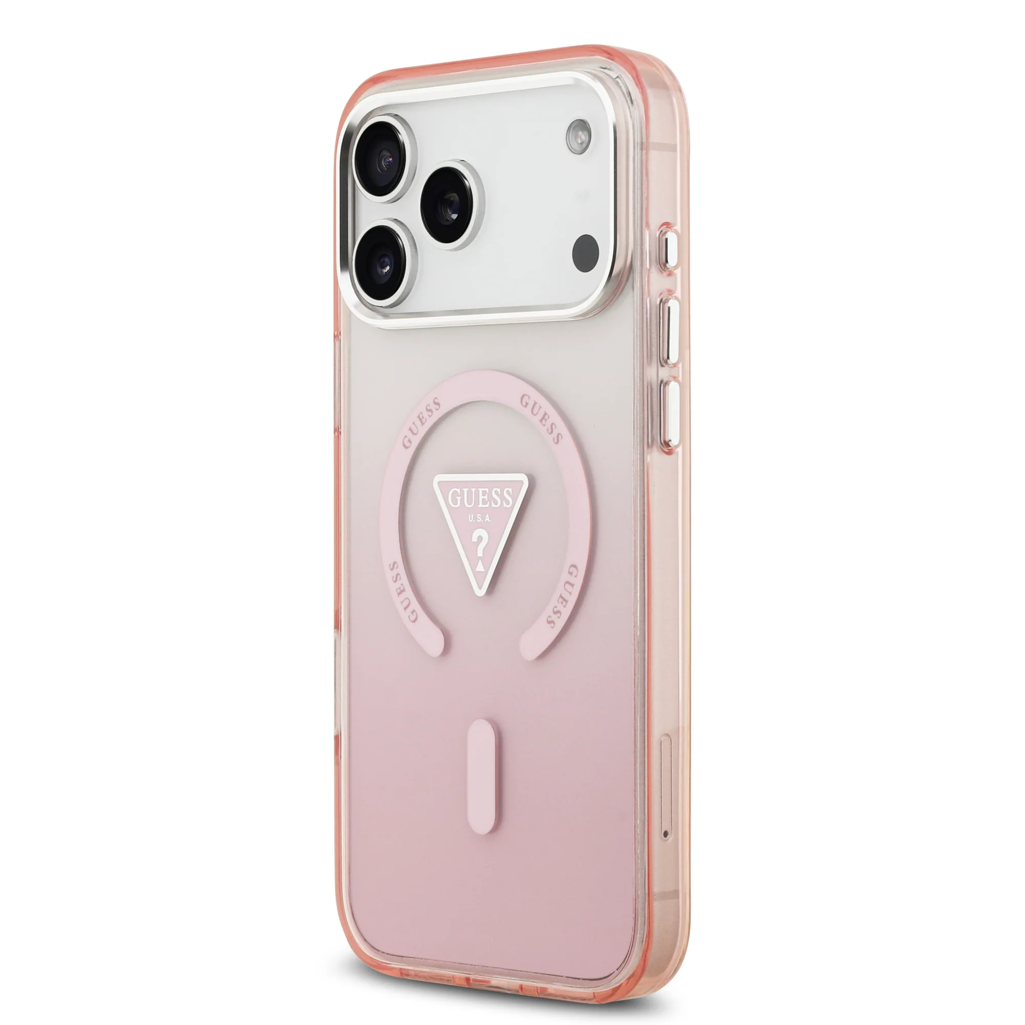 Guess Gradient Edition with Logo MagSafe Case iPhone 17 Pro Max – Pink - Image 2