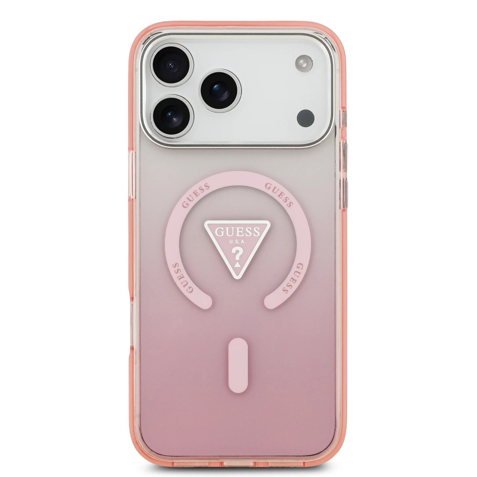 Guess Gradient Edition with Logo MagSafe Case iPhone 17 Pro Max – Pink - Image 3