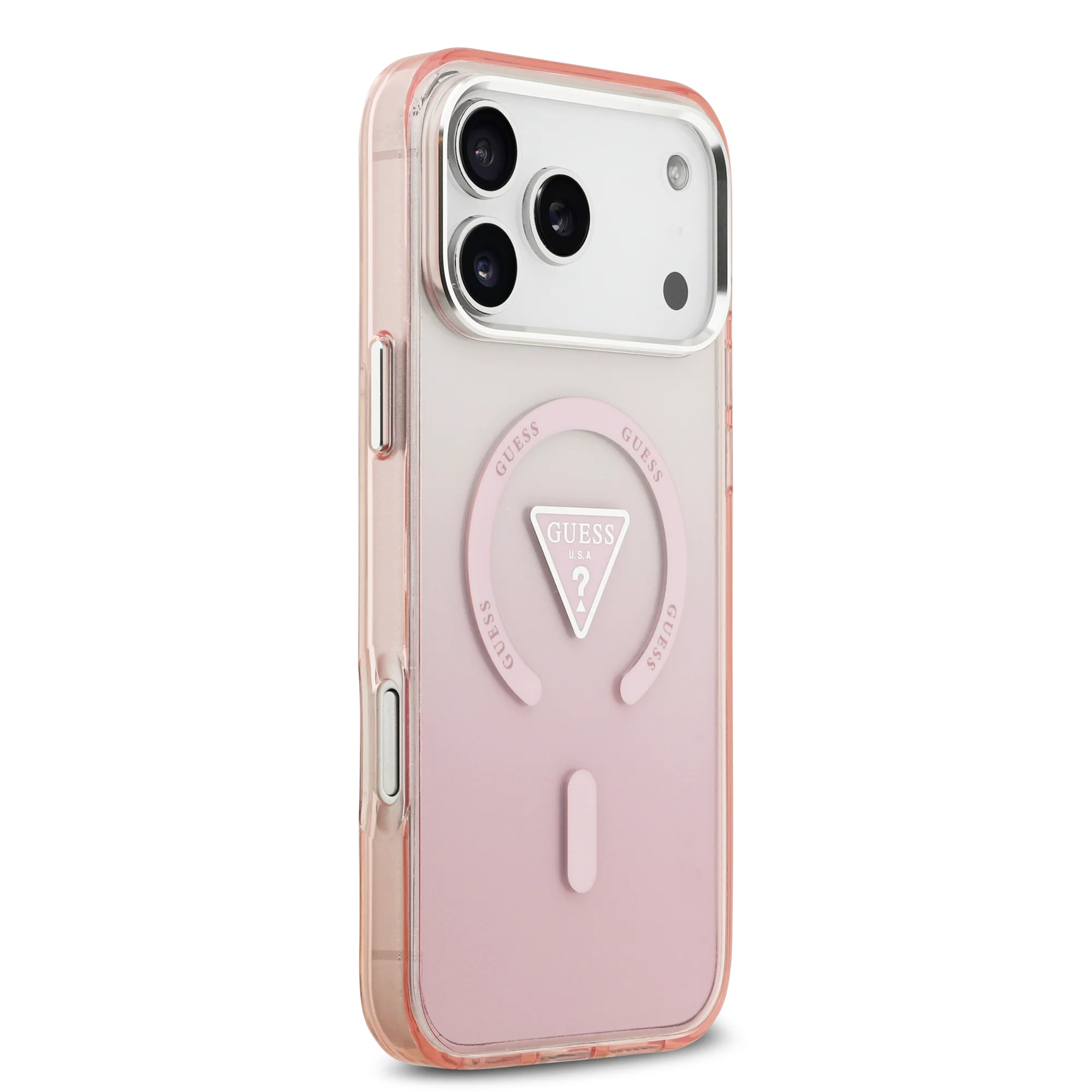 Guess Gradient Edition with Logo MagSafe Case iPhone 17 Pro Max – Pink - Image 4