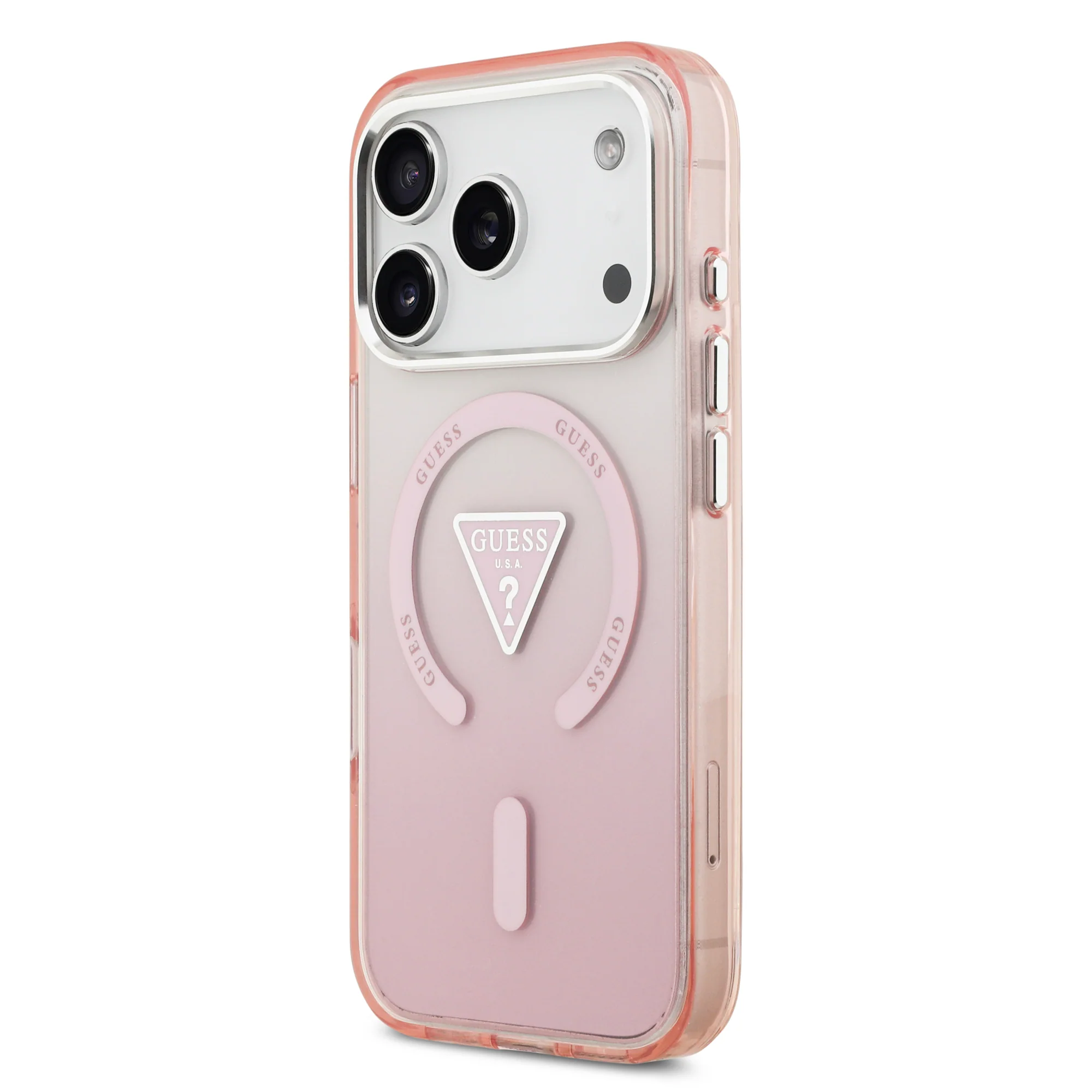 Guess Gradient Edition with Logo MagSafe Case iPhone 17 Pro – Pink - Image 2