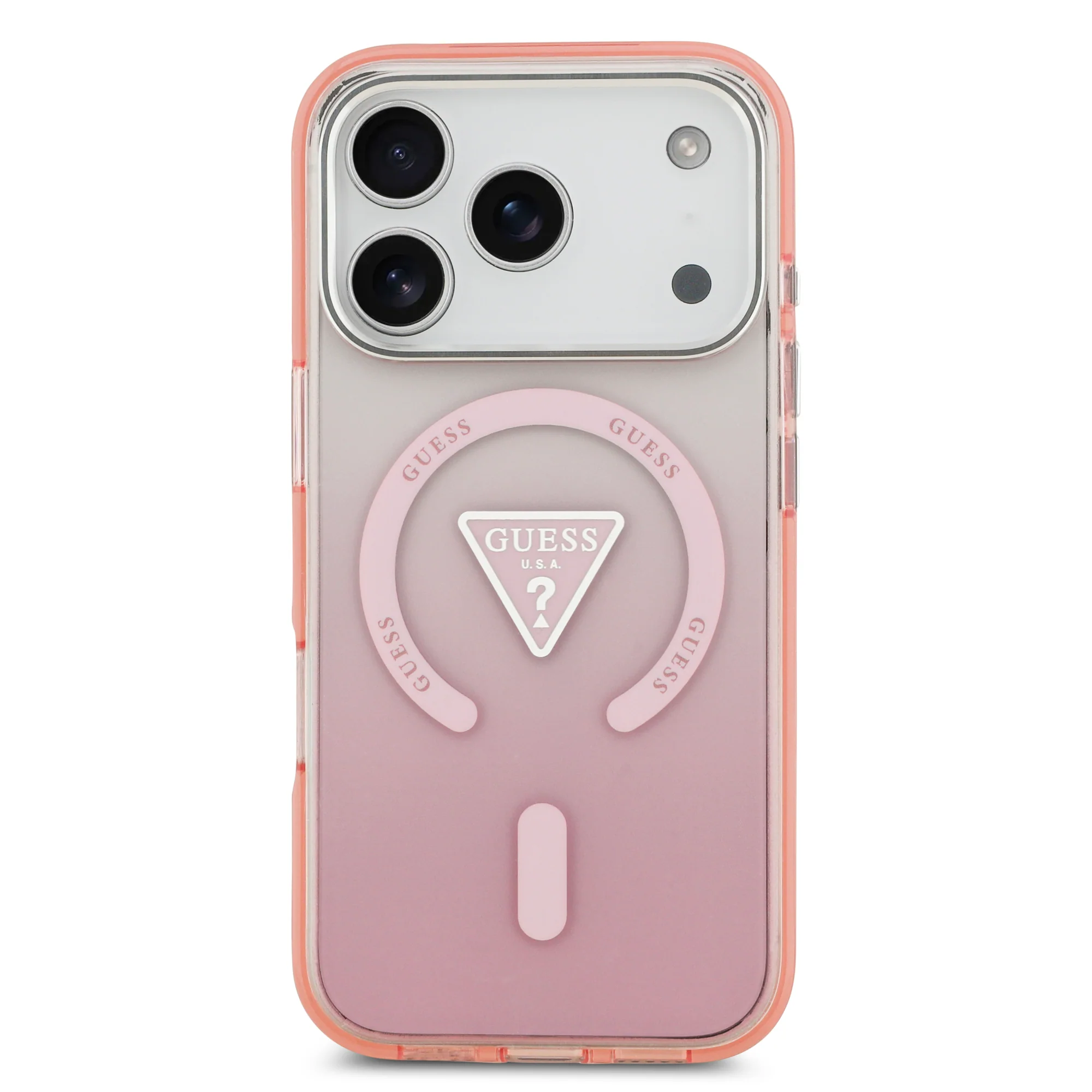 Guess Gradient Edition with Logo MagSafe Case iPhone 17 Pro – Pink - Image 3