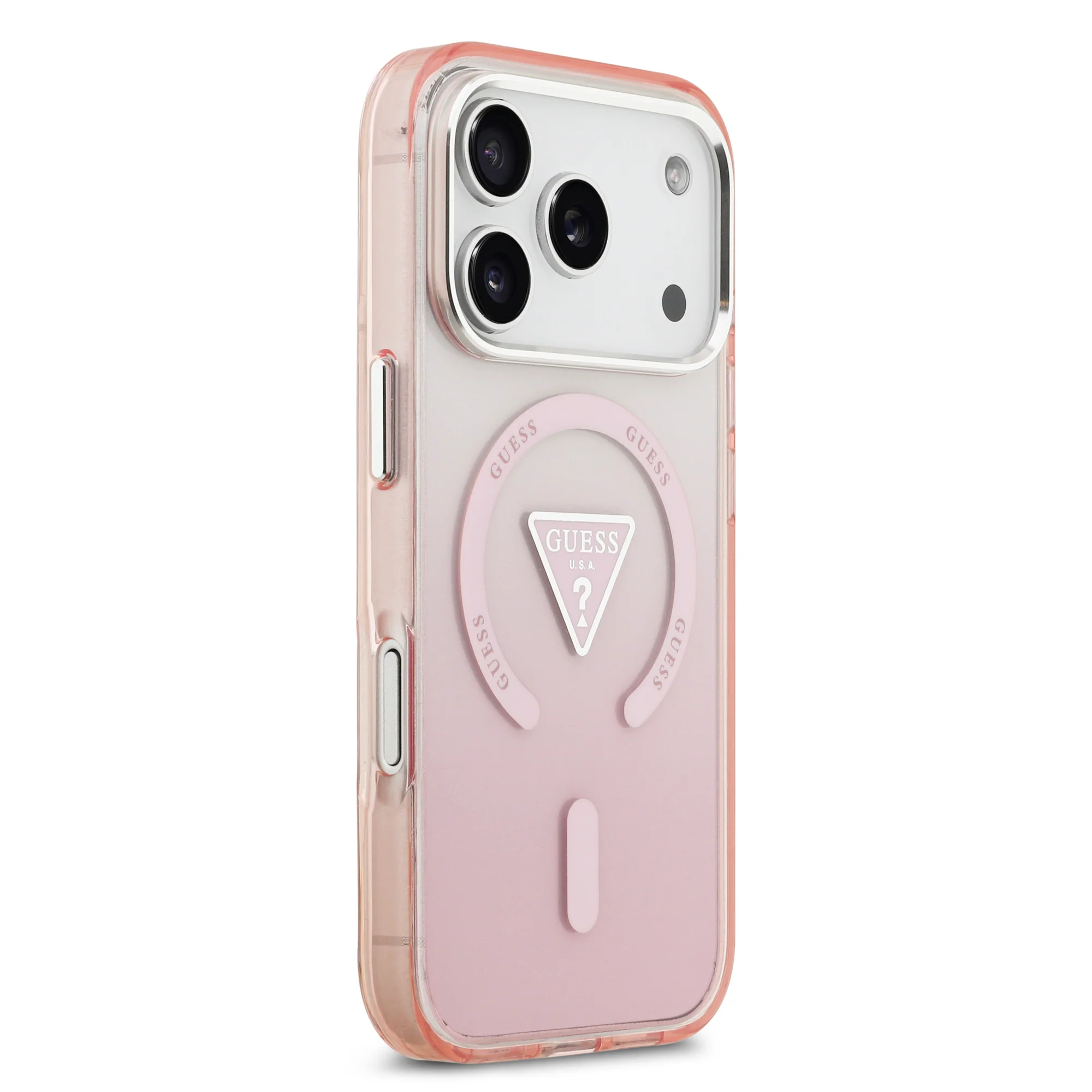 Guess Gradient Edition with Logo MagSafe Case iPhone 17 Pro – Pink - Image 4