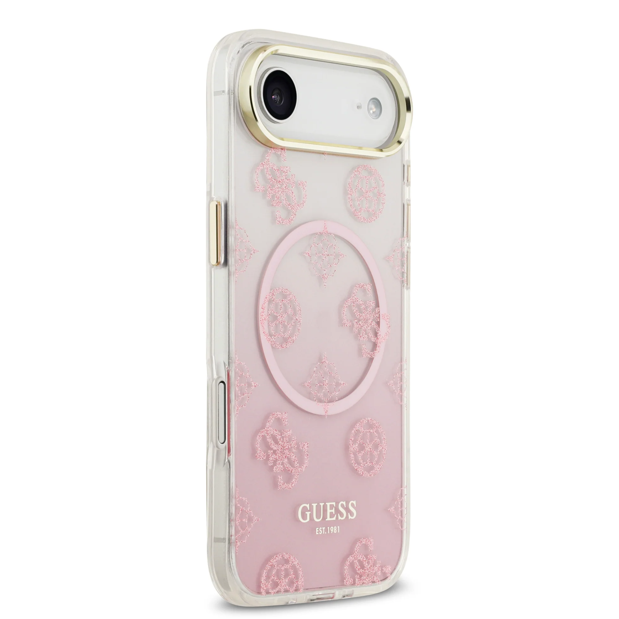 Guess Peony Edition Gradient Glitter MagSafe Case iPhone 17 Air – Pink - Image 4