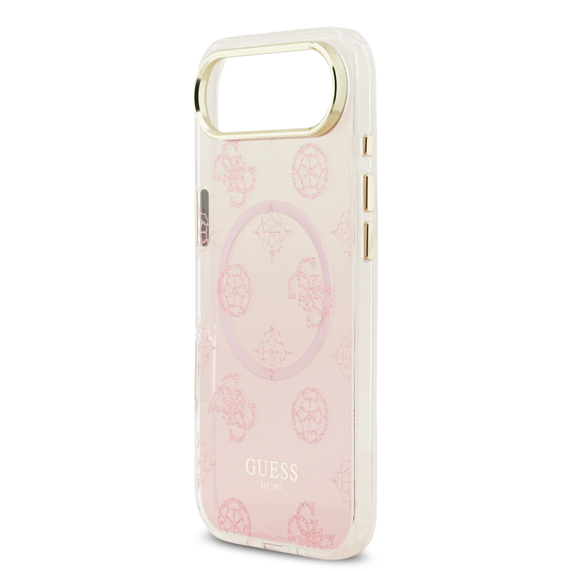 Guess Peony Edition Gradient Glitter MagSafe Case iPhone 17 Air – Pink - Image 6