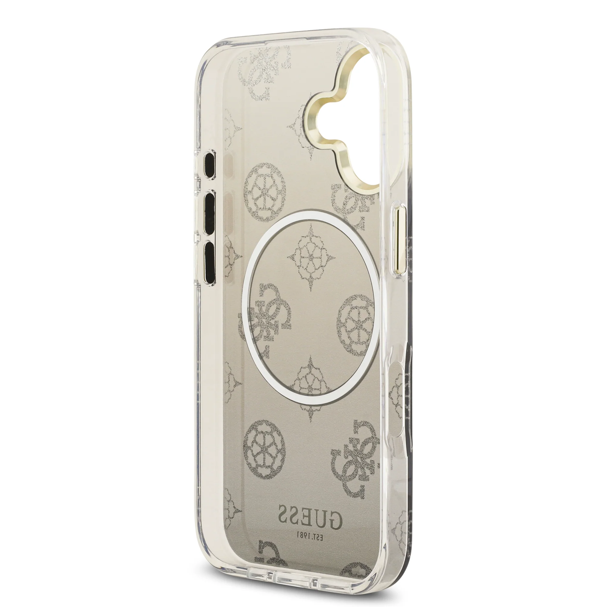 Guess Peony Edition Gradient Glitter MagSafe Case iPhone 17 – Grey - Image 7