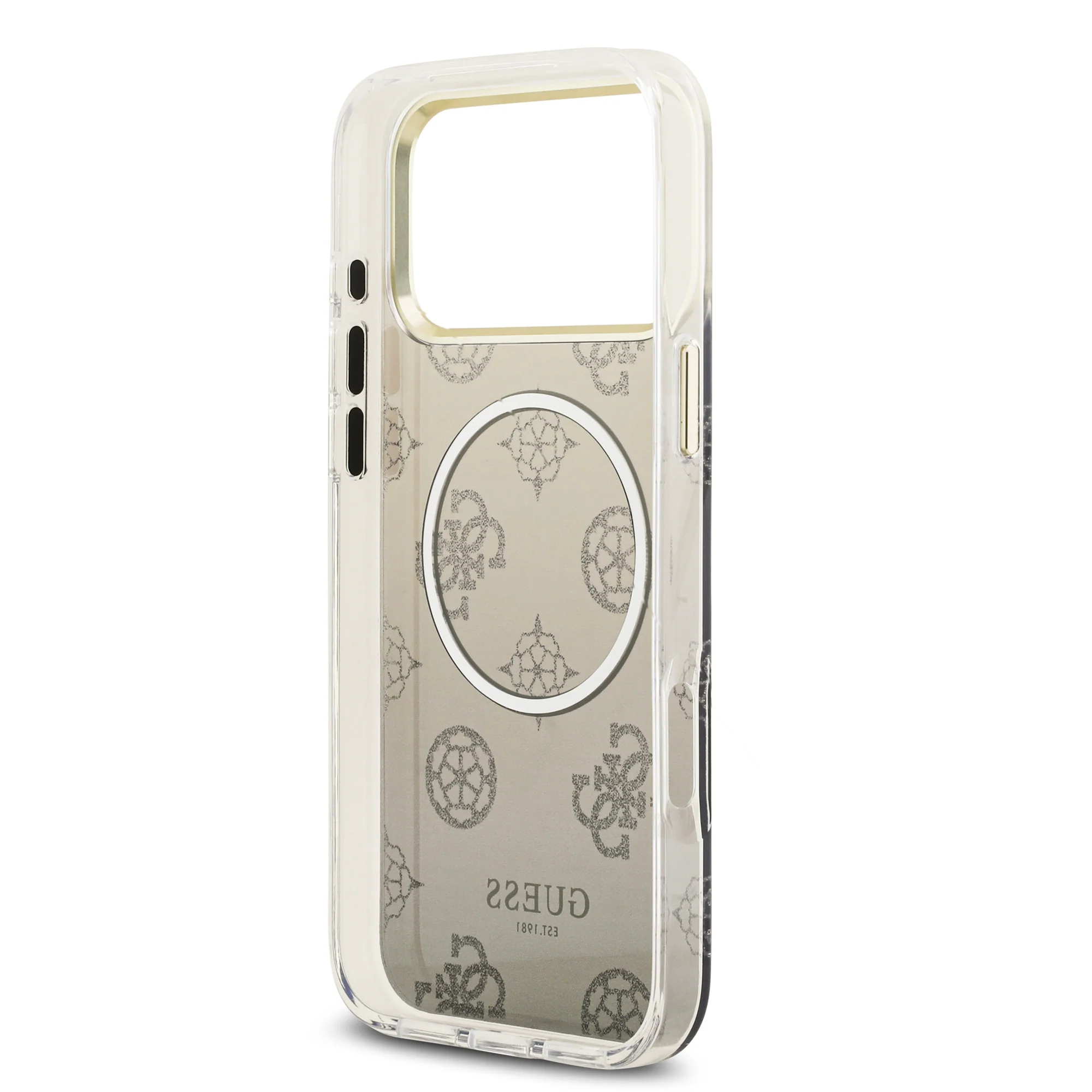 Guess Peony Edition Gradient Glitter MagSafe Case iPhone 17 Pro Max – Grey - Image 7