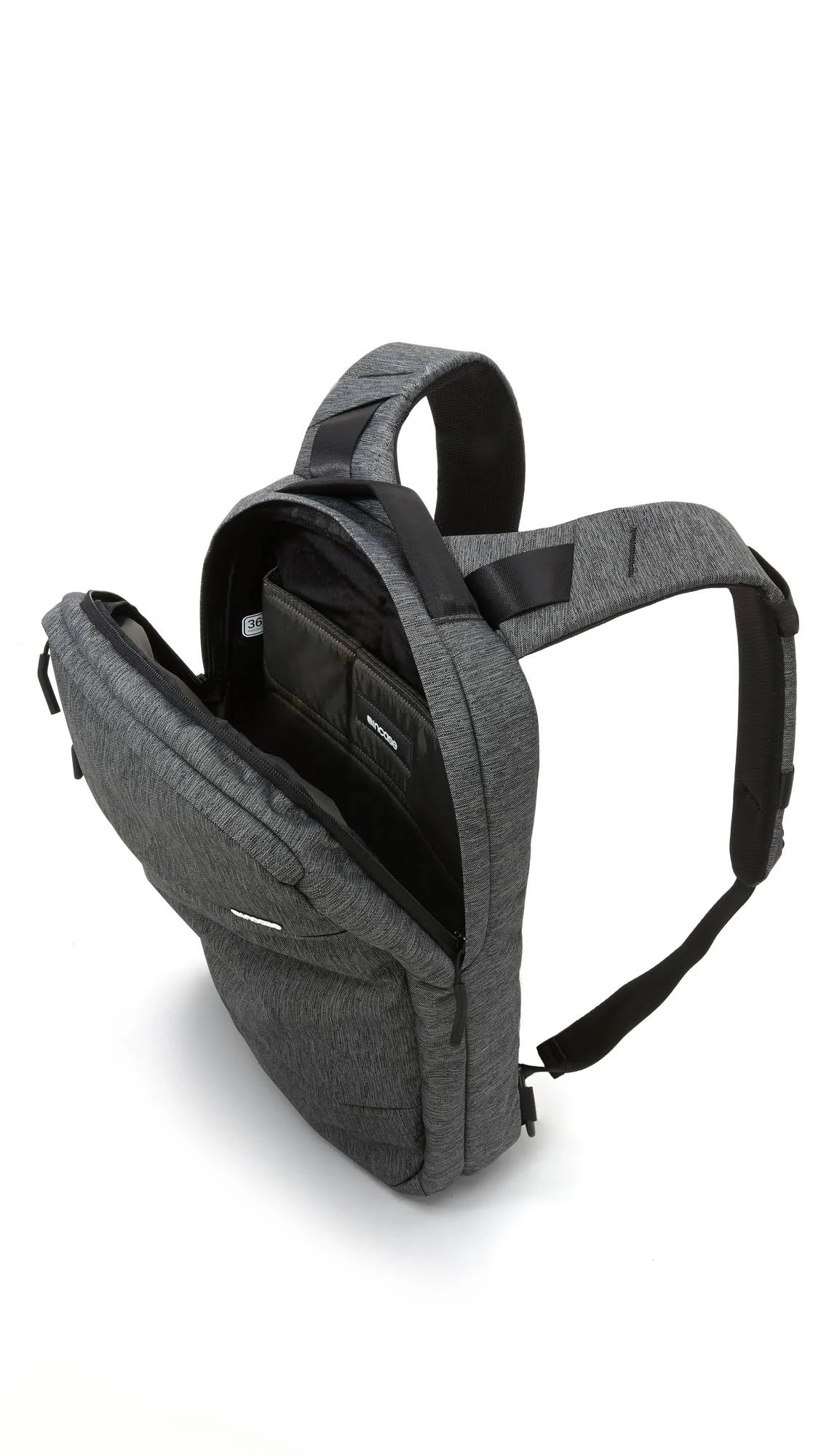 Incase City Compact Laptop Backpack - Heather Black Grey - Image 11