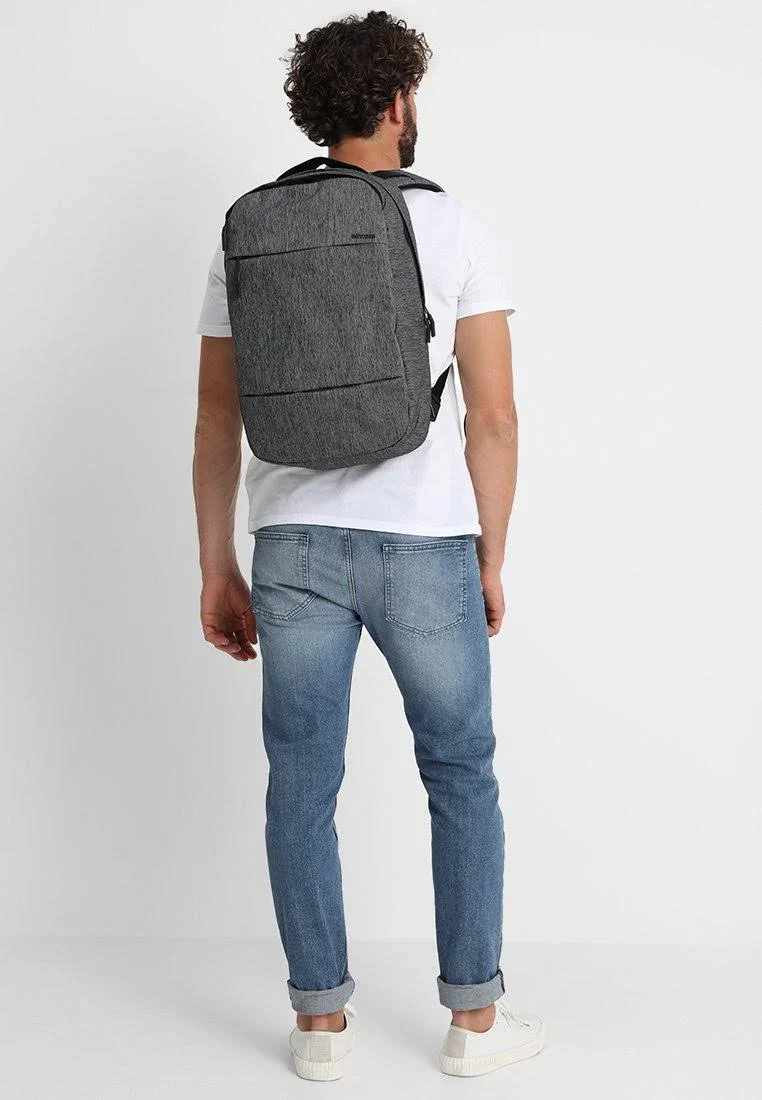Incase City Compact Laptop Backpack - Heather Black Grey - Image 12