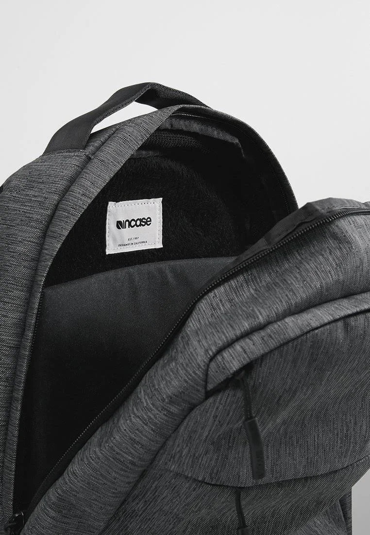 Incase City Compact Laptop Backpack - Heather Black Grey - Image 13