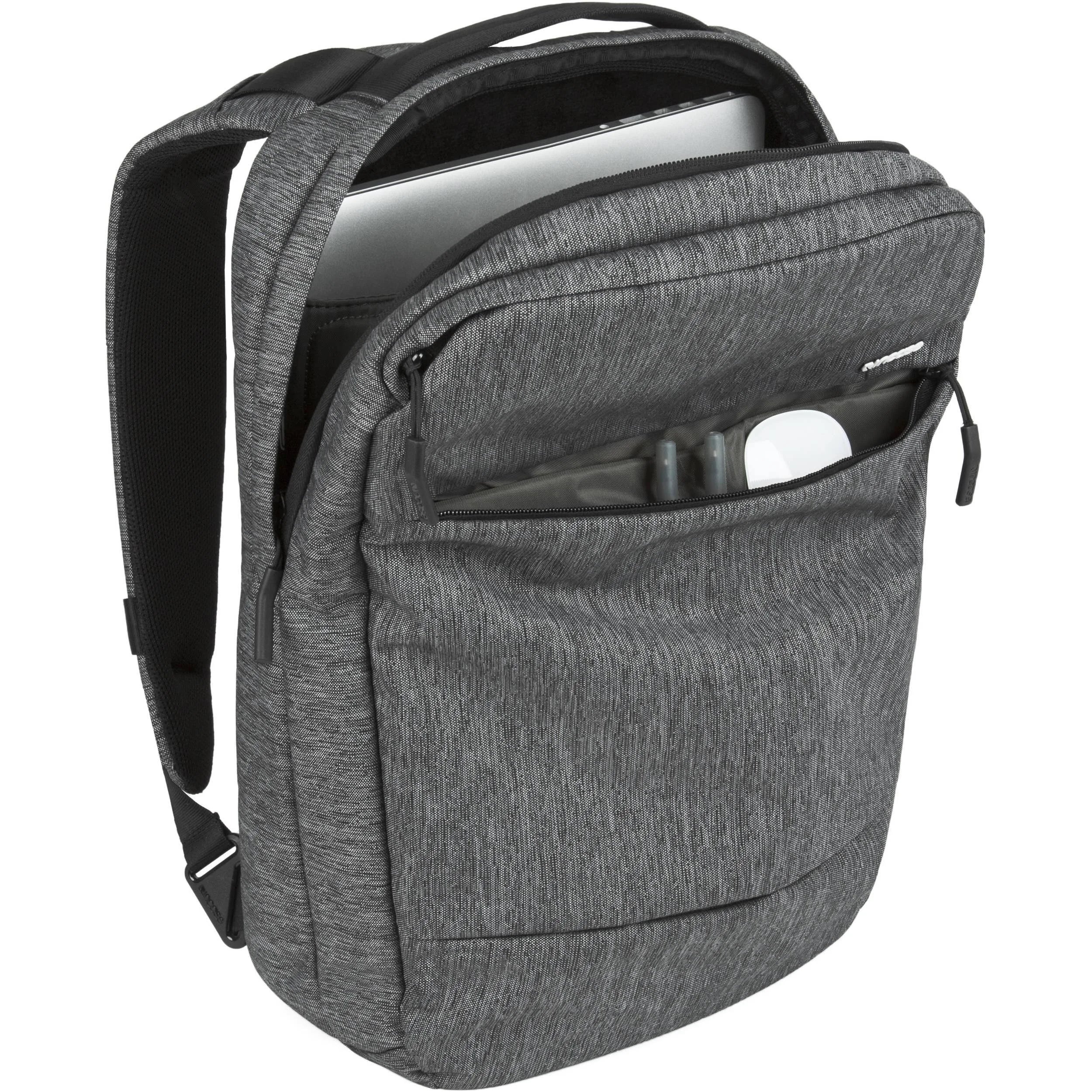 Incase City Compact Laptop Backpack - Heather Black Grey - Image 9