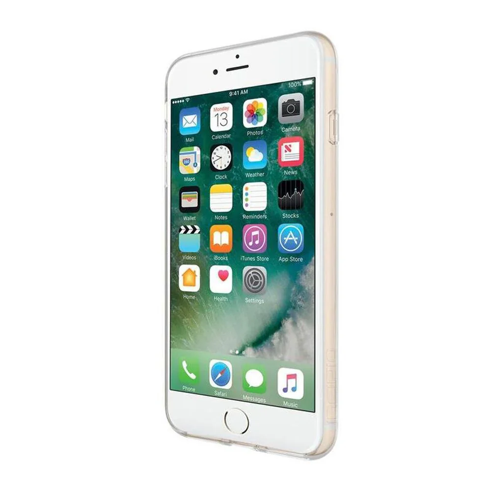 Incipio Design Series Case iPhone SE 3rd / SE 2nd / 8 / 7 / 6 - Poinsettia Clear - Image 5